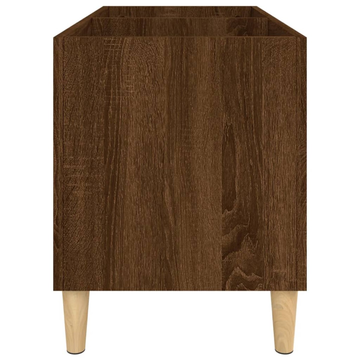 vidaXL Δισκοθήκη Καφέ Δρυς 74,5 x 38 x 48 εκ. από Επεξεργασμένο Ξύλο