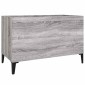 vidaXL Δισκοθήκη Γκρι Sonoma 74,5 x 38 x 48 εκ. από Επεξεργασμένο Ξύλο