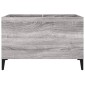 vidaXL Δισκοθήκη Γκρι Sonoma 74,5 x 38 x 48 εκ. από Επεξεργασμένο Ξύλο
