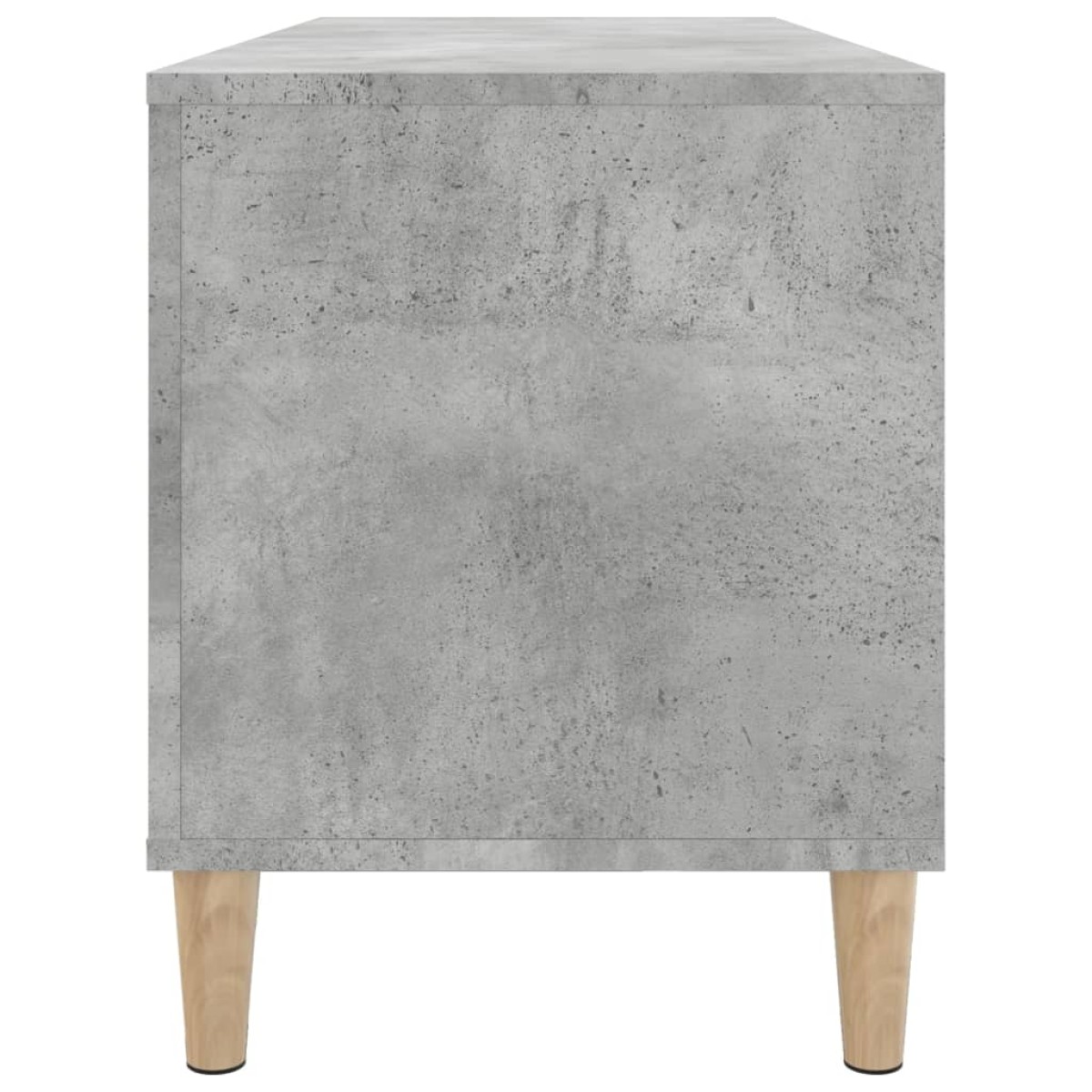 vidaXL Έπιπλο Δίσκων Γκρι Σκυροδέματος 100x38x48 εκ Επεξεργασμένο Ξύλο