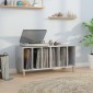 vidaXL Έπιπλο Δίσκων Γκρι Σκυροδέματος 100x38x48 εκ Επεξεργασμένο Ξύλο
