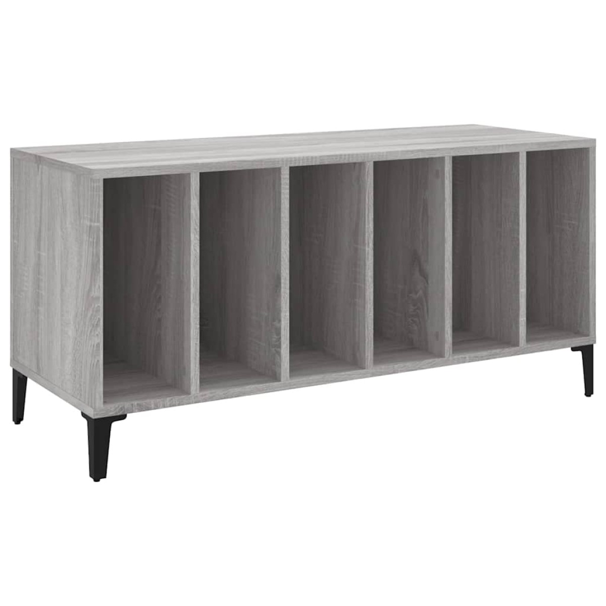 vidaXL Δισκοθήκη Γκρι Sonoma 100 x 38 x 48 εκ. από Επεξεργασμένο Ξύλο