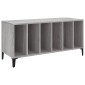 vidaXL Δισκοθήκη Γκρι Sonoma 100 x 38 x 48 εκ. από Επεξεργασμένο Ξύλο