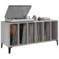 vidaXL Δισκοθήκη Γκρι Sonoma 100 x 38 x 48 εκ. από Επεξεργασμένο Ξύλο