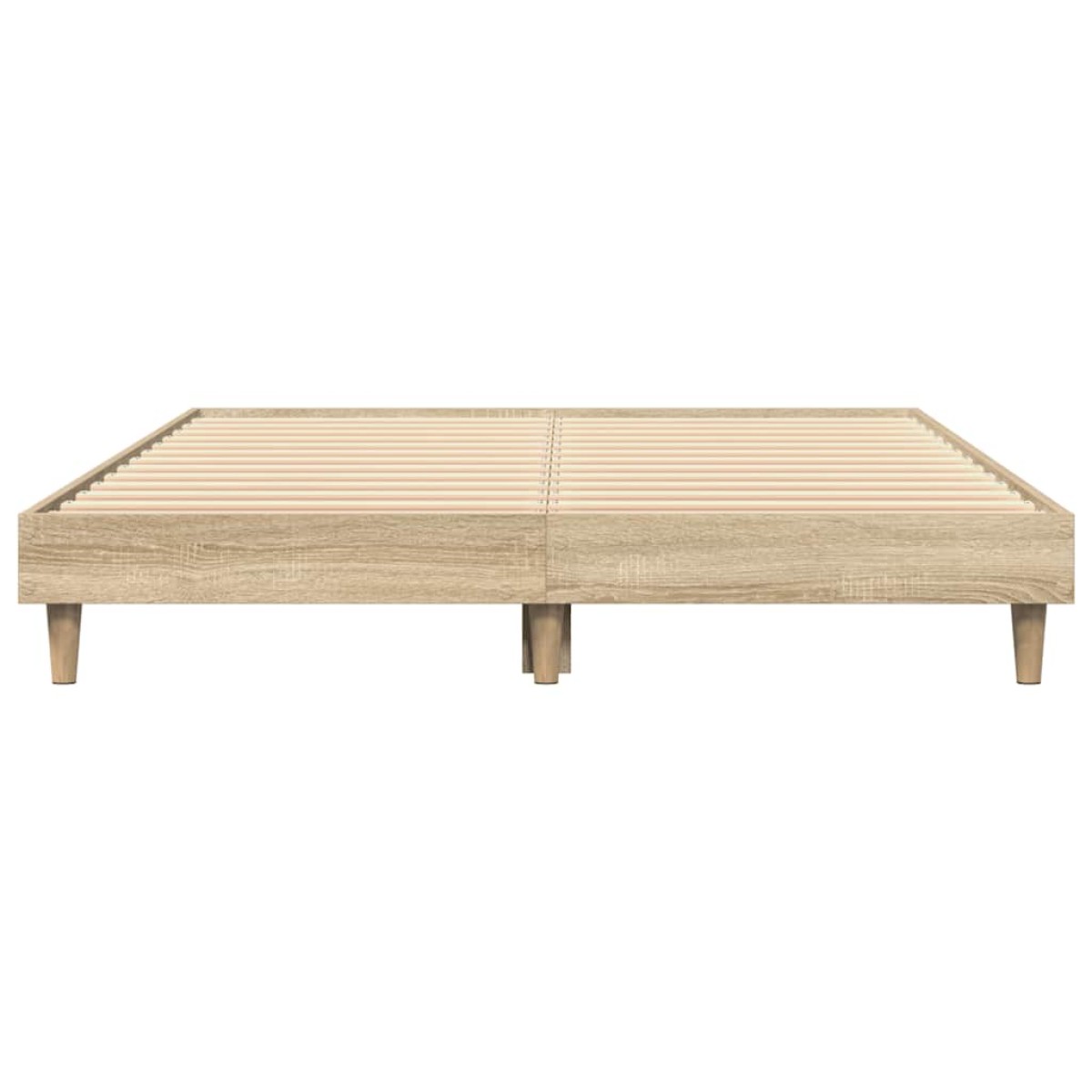 vidaXL Πλαίσιο Κρεβατιού Sonoma Δρυς 120x200 εκ. Επεξεργασμένο Ξύλο