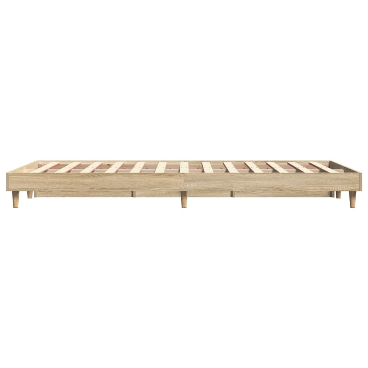 vidaXL Πλαίσιο Κρεβατιού Sonoma Δρυς 120x200 εκ. Επεξεργασμένο Ξύλο