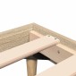 vidaXL Πλαίσιο Κρεβατιού Sonoma Δρυς 120x200 εκ. Επεξεργασμένο Ξύλο