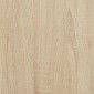 vidaXL Πλαίσιο Κρεβατιού Sonoma Δρυς 120x200 εκ. Επεξεργασμένο Ξύλο