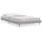 vidaXL Πλαίσιο Κρεβατιού Γκρι Sonoma 90x200 εκ. Επεξεργασμένο Ξύλο
