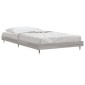vidaXL Πλαίσιο Κρεβατιού Γκρι Sonoma 90x200 εκ. Επεξεργασμένο Ξύλο