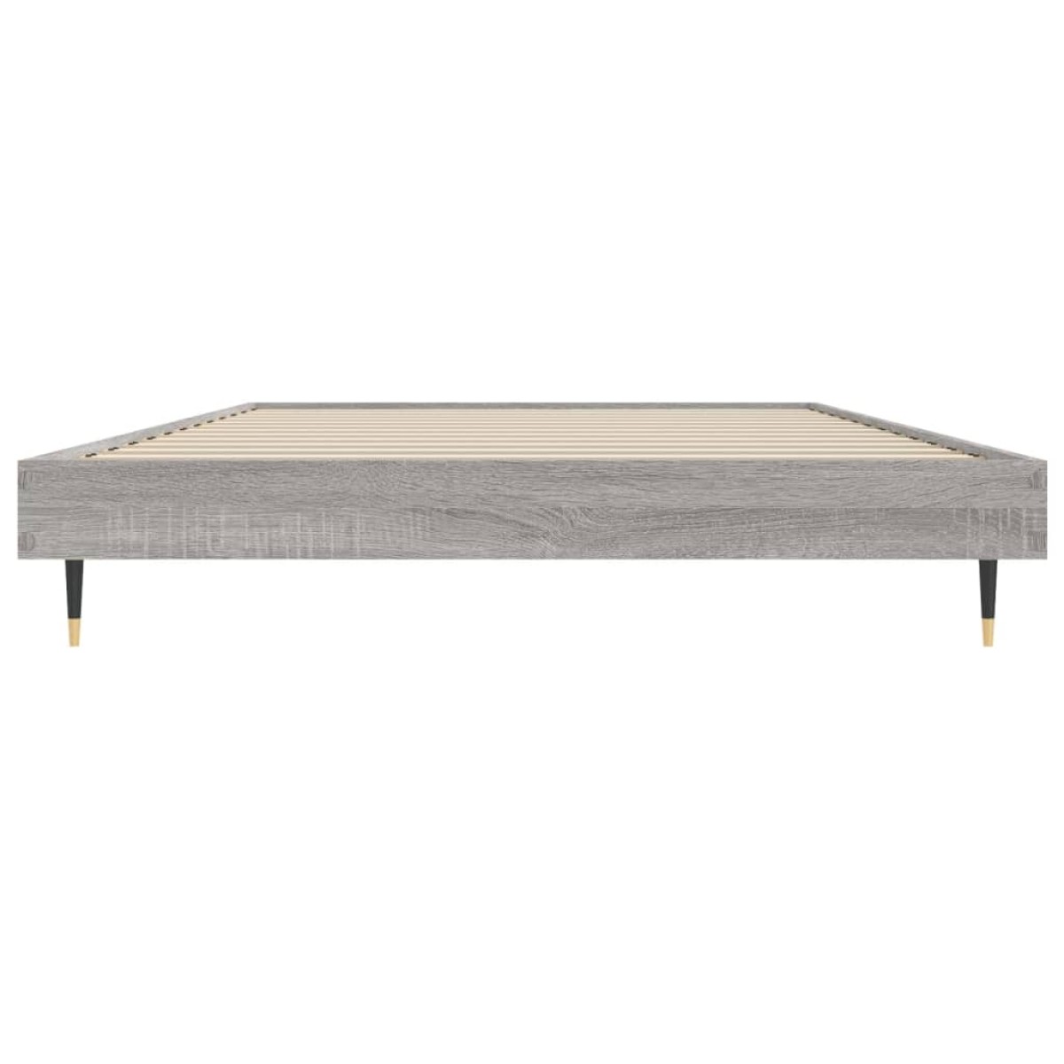 vidaXL Πλαίσιο Κρεβατιού Γκρι Sonoma 90x200 εκ. Επεξεργασμένο Ξύλο
