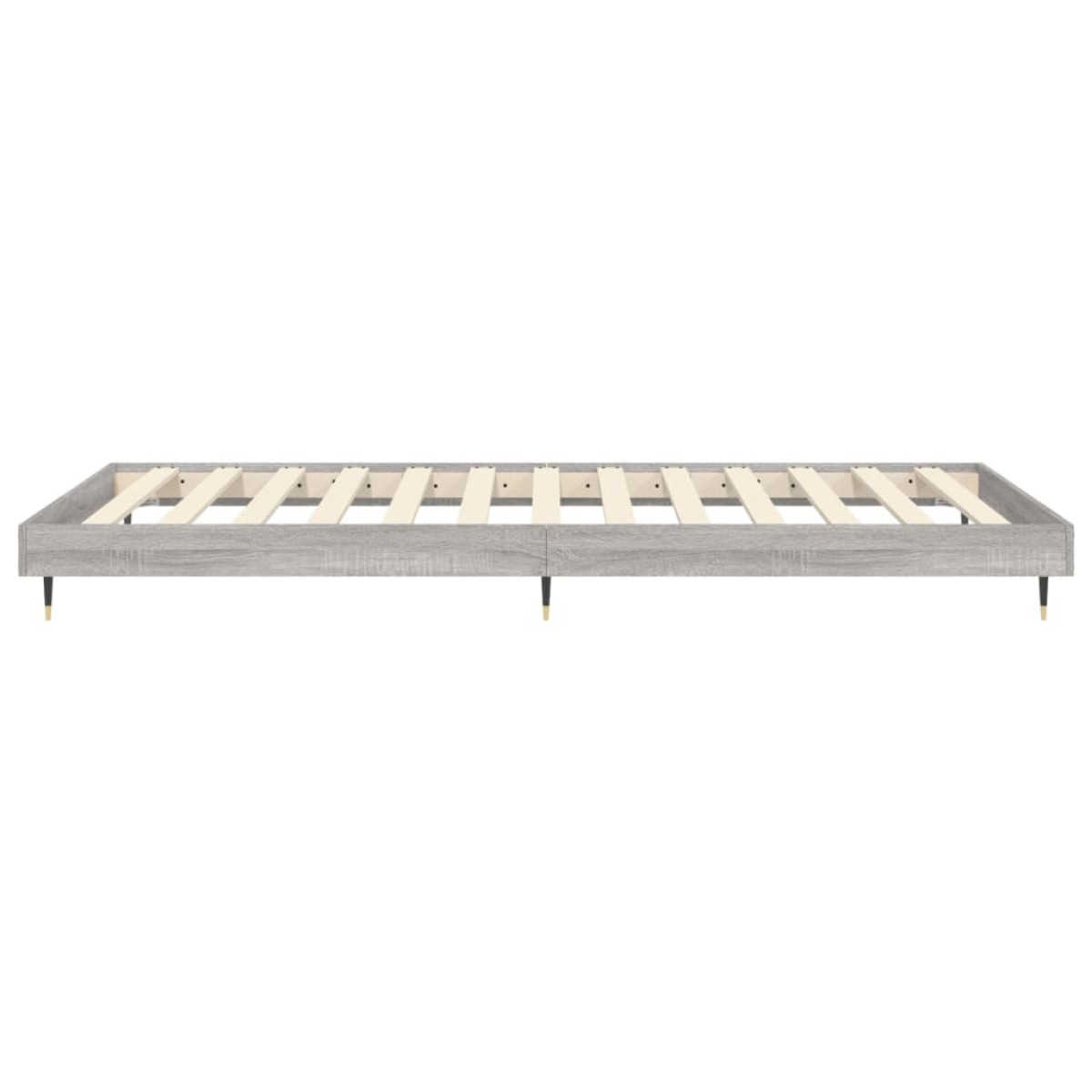 vidaXL Πλαίσιο Κρεβατιού Γκρι Sonoma 90x200 εκ. Επεξεργασμένο Ξύλο