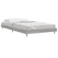 vidaXL Πλαίσιο Κρεβατιού Γκρι Sonoma 90 x 190 εκ. Επεξεργασμένο Ξύλο