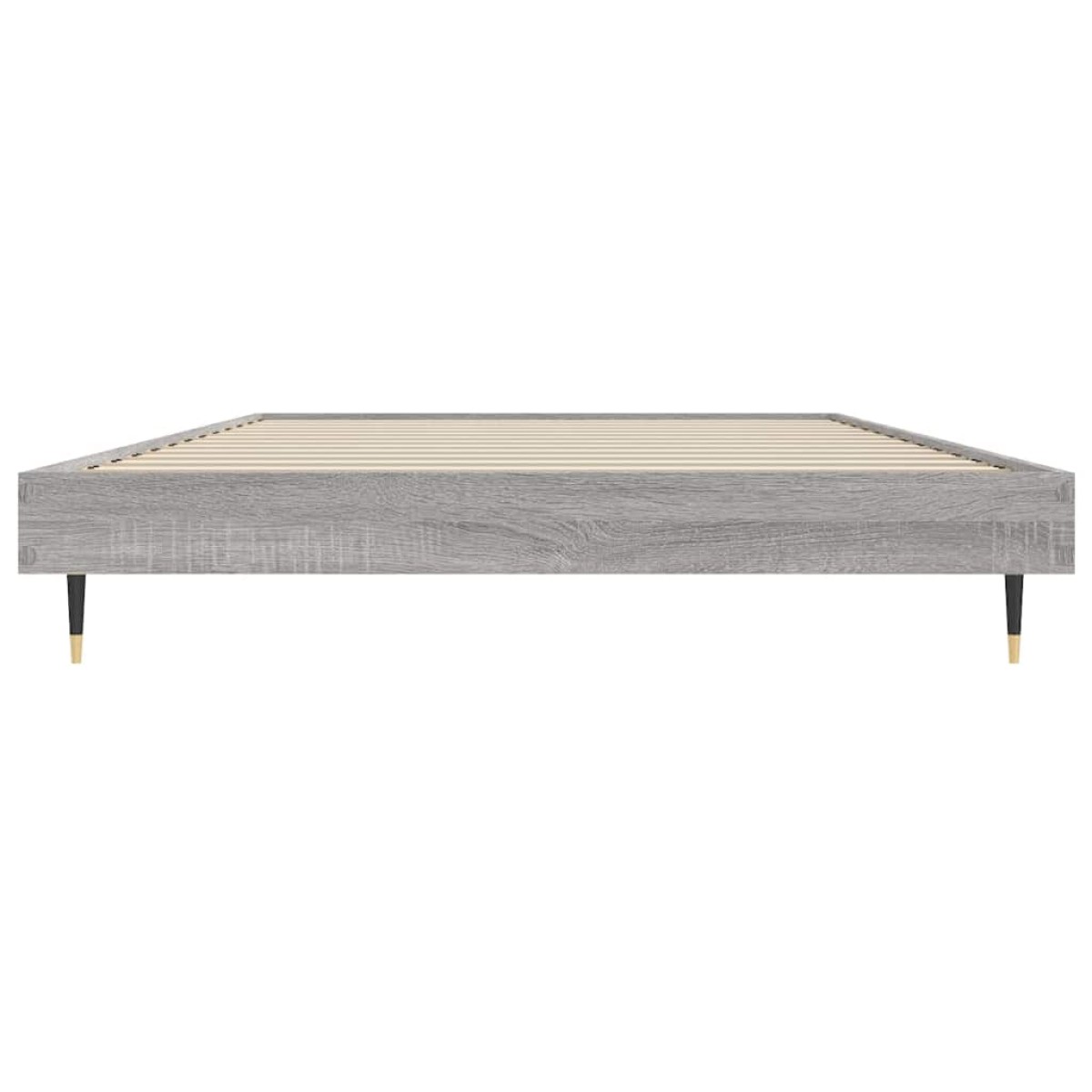 vidaXL Πλαίσιο Κρεβατιού Γκρι Sonoma 90 x 190 εκ. Επεξεργασμένο Ξύλο