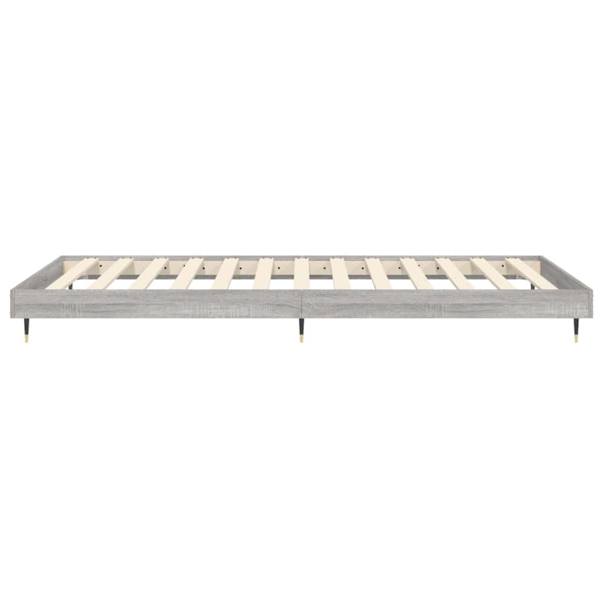 vidaXL Πλαίσιο Κρεβατιού Γκρι Sonoma 90 x 190 εκ. Επεξεργασμένο Ξύλο