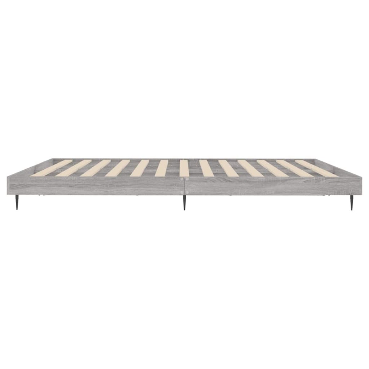 vidaXL Πλαίσιο Κρεβατιού Γκρι Sonoma 140x200 εκ. Επεξεργασμένο Ξύλο