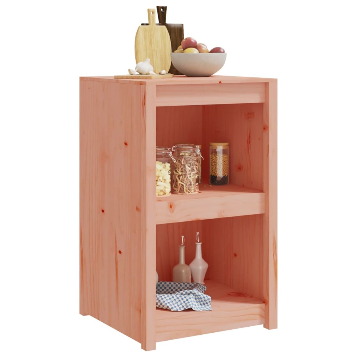 vidaXL Ντουλάπι Κουζίνας Εξ Χώρου 55x55x92 εκ Μασίφ Ξύλο Ψευδοτσούγκας