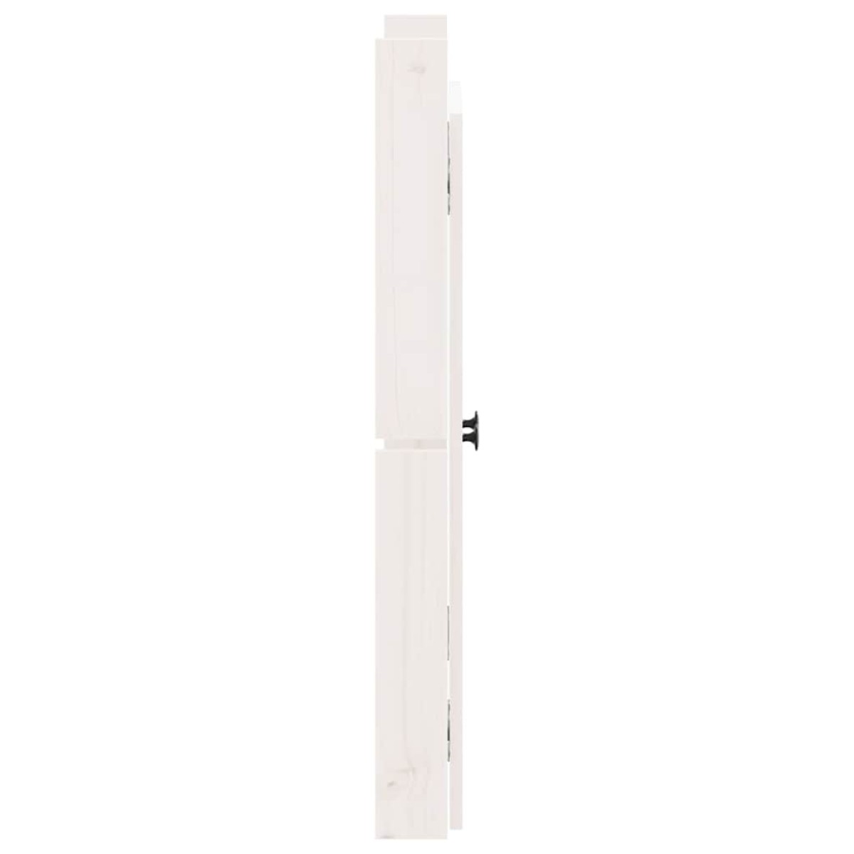 vidaXL Πόρτες Κουζίνας Εξ. Χώρου 2 τεμ. Λευκές 50x9x82 εκ. Μασίφ Πεύκο