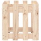 vidaXL Ζαρντινιέρα με Σχέδιο Φράχτη 40 x 40 x 40 εκ. Μασίφ Ξύλο Πεύκου