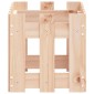 vidaXL Ζαρντινιέρα με Σχέδιο Φράχτη 60 x 30 x 30 εκ. Μασίφ Ξύλο Πεύκου