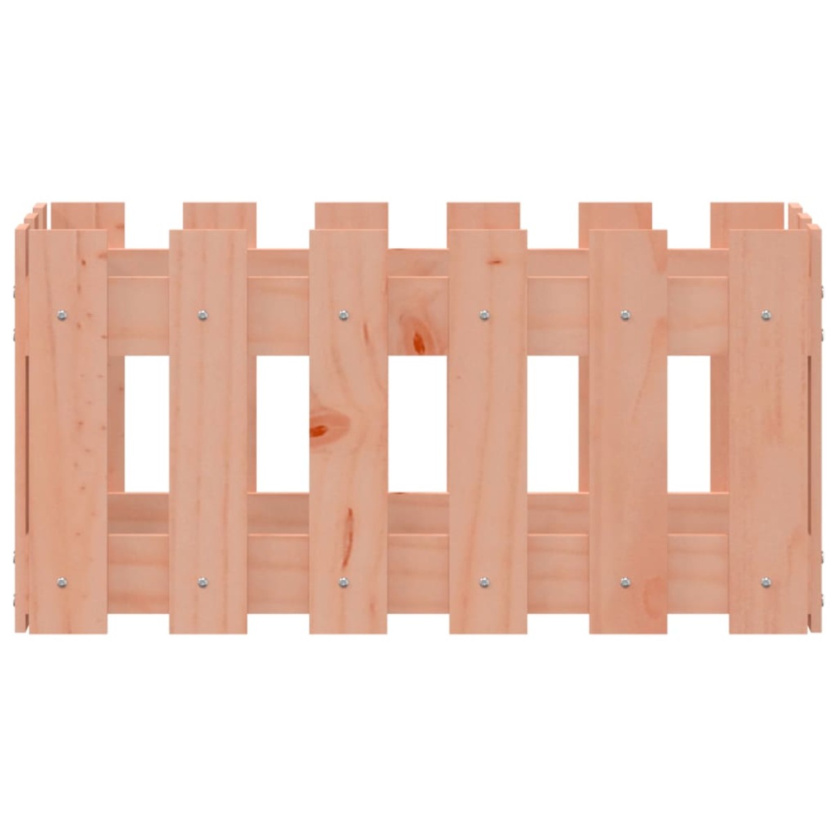 vidaXL Ζαρντινιέρα με Σχ. Φράχτη 60x30x30 εκ. Μασίφ Ξύλο Ψευδοτσούγκας