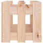 vidaXL Ζαρντινιέρα Υπερυψωμένη Σχ Φράχτη 150 x 30 x 30 εκ. Μασίφ Πεύκο