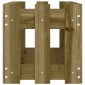 vidaXL Ζαρντινιέρα με Σχέδιο Φράχτη 150x30x30εκ. Εμποτισμ. Ξύλο Πεύκου