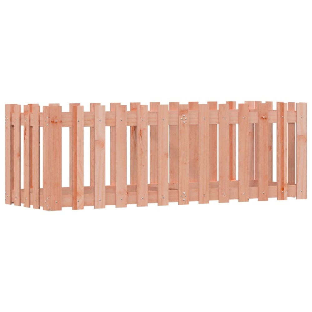 vidaXL Ζαρντινιέρα Υπερυψωμένη Φράχτης 150x50x50 εκ Μασίφ Ψευδοτσούγκα