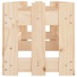 vidaXL Ζαρντινιέρα Υπερυψωμένη Σχ Φράχτη 200 x 30 x 30 εκ. Μασίφ Πεύκο