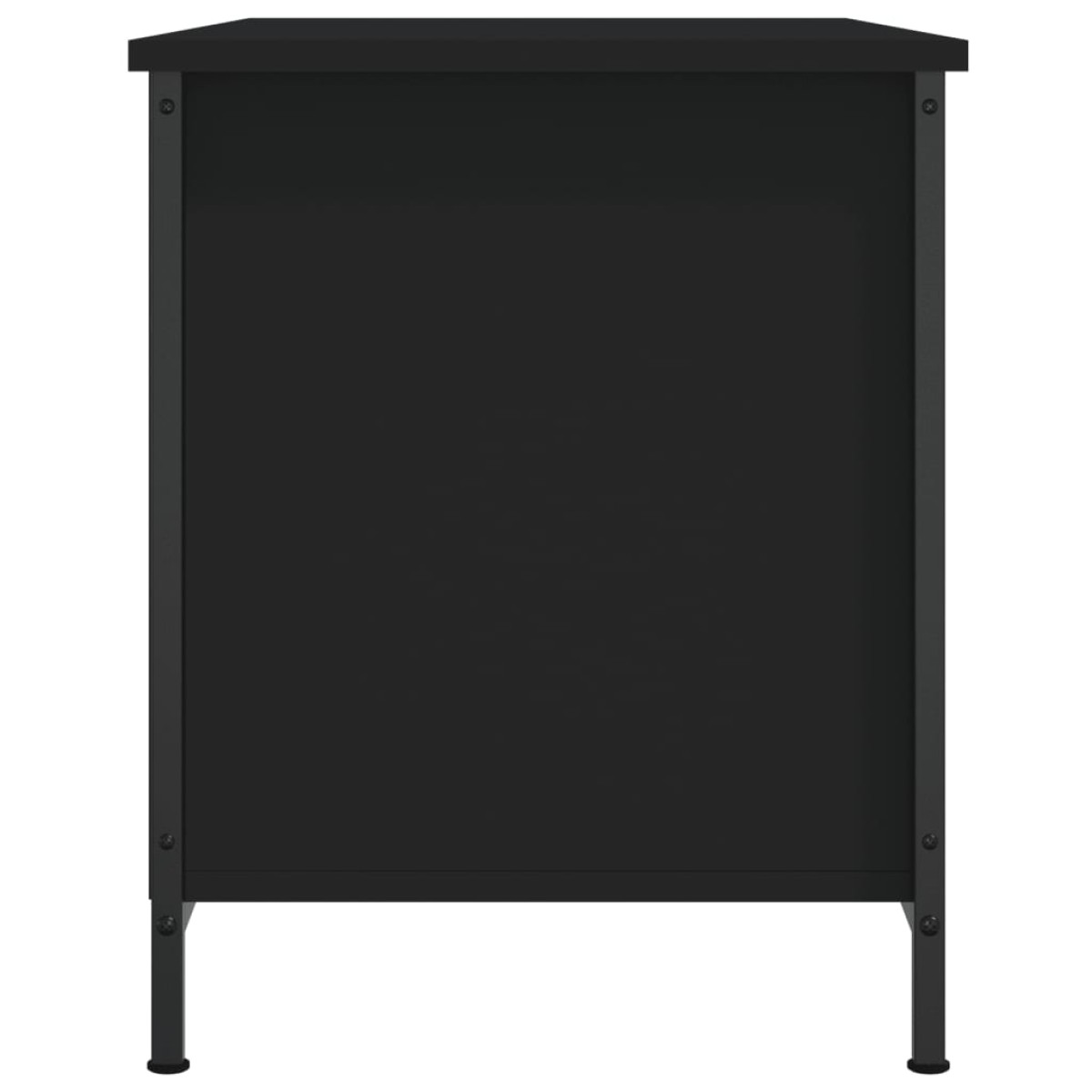 vidaXL Έπιπλο Τηλεόρασης Μαύρο 80 x 40 x 50 εκ. από Επεξεργασμένο Ξύλο