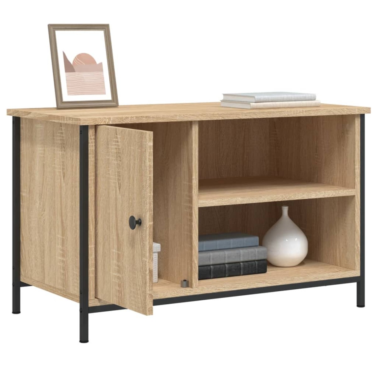 vidaXL Έπιπλο Τηλεόρασης Sonoma Δρυς 80x40x50 εκ. Επεξεργασμένο Ξύλο