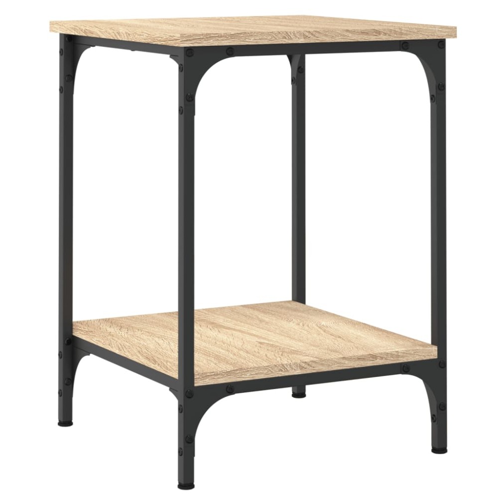vidaXL Τραπεζάκι Σαλονιού Sonoma Δρυς 40 x 40 x 55 εκ. Επεξεργ. Ξύλο