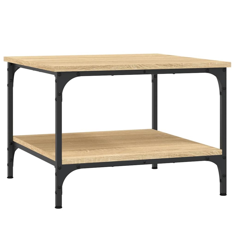vidaXL Τραπεζάκι Σαλονιού Sonoma Δρυς 55 x 55 x 40 εκ. Επεξεργ. Ξύλο