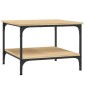 vidaXL Τραπεζάκι Σαλονιού Sonoma Δρυς 55 x 55 x 40 εκ. Επεξεργ. Ξύλο