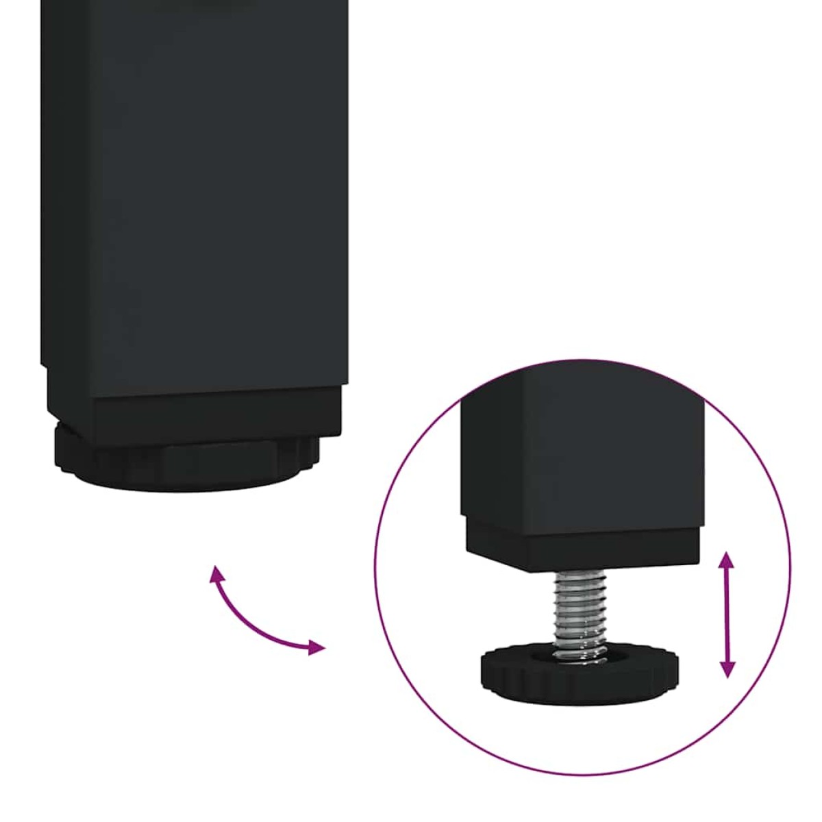 vidaXL Τραπεζάκι Σαλονιού Καπνιστή Δρυς 55 x 55 x 40 εκ. Επεξεργ. Ξύλο