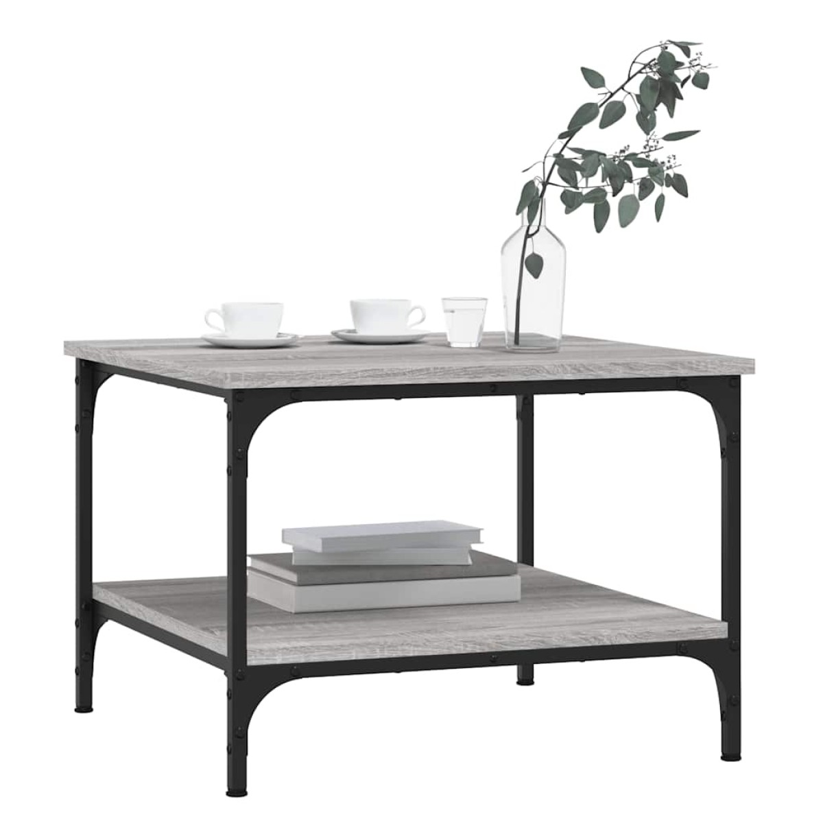 vidaXL Τραπεζάκι Σαλονιού Γκρι Sonoma 55x55x40 εκ. Επεξεργασμένο Ξύλο