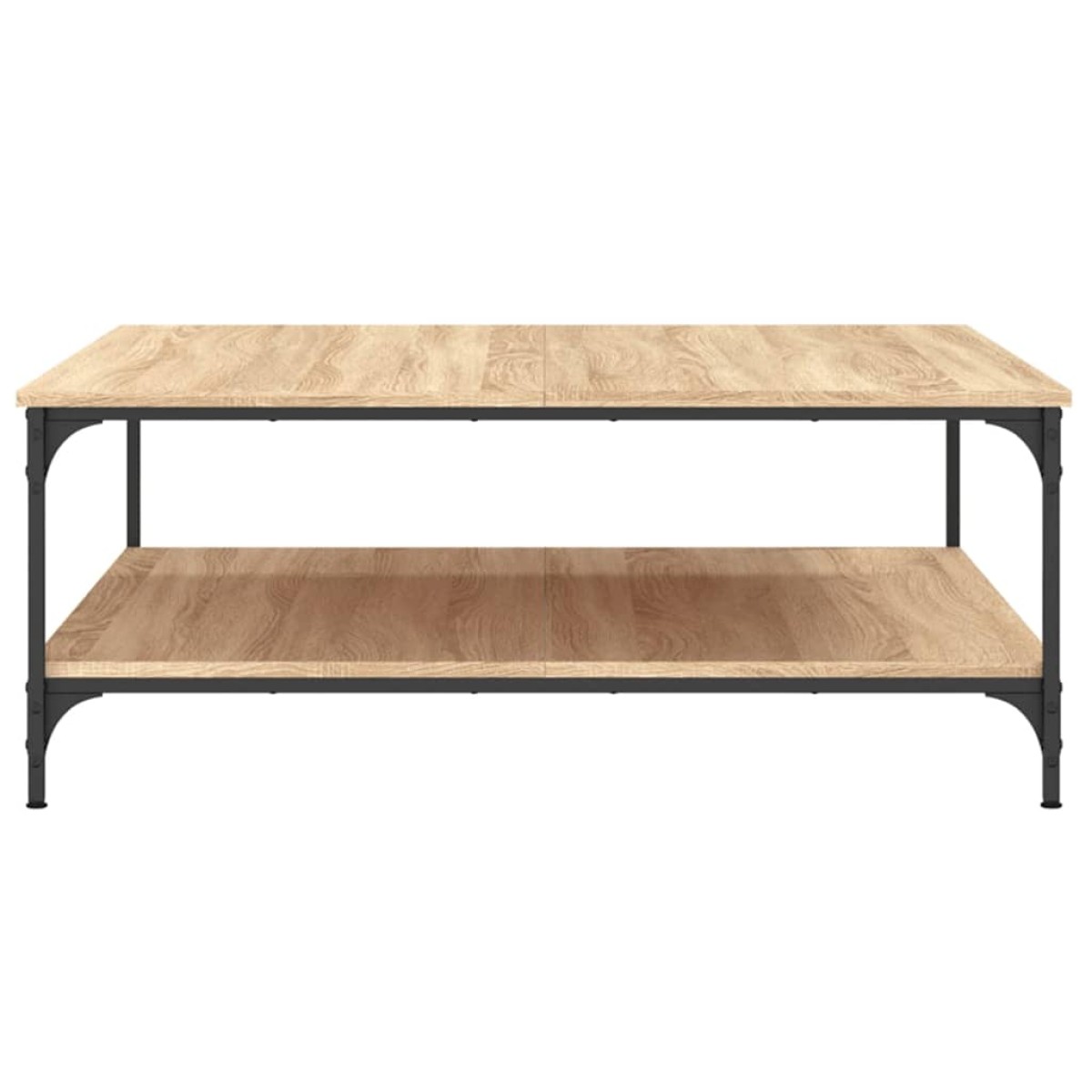 vidaXL Τραπεζάκι Σαλονιού Sonoma Δρυς 100x100x40 εκ Επεξεργασμένο Ξύλο