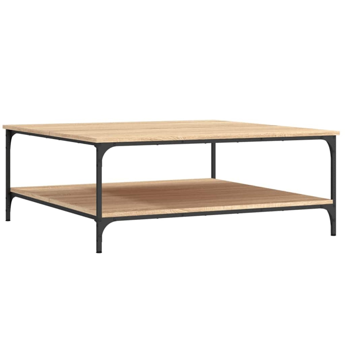vidaXL Τραπεζάκι Σαλονιού Sonoma Δρυς 100x100x40 εκ Επεξεργασμένο Ξύλο