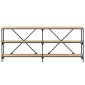 vidaXL Τραπεζάκι Κονσόλα Sonoma Δρυς 180x30x75 εκ. Επεξ. Ξύλο/Σίδηρος