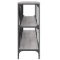 vidaXL Τραπέζι Κονσόλα Γκρι Sonoma 180x30x75 εκ. Επεξ. Ξύλο/Σίδηρος