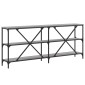 vidaXL Τραπέζι Κονσόλα Γκρι Sonoma 180x30x75 εκ. Επεξ. Ξύλο/Σίδηρος