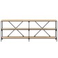vidaXL Τραπέζι Κονσόλα Sonoma Δρυς 200x30x75 εκ. Επεξ. Ξύλο/Σίδηρος
