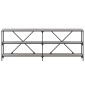 vidaXL Τραπέζι Κονσόλα Γκρι Sonoma 200x30x75 εκ. Επεξ. Ξύλο + Σίδηρος