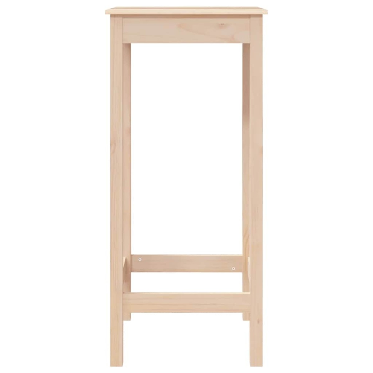 vidaXL Τραπέζι Μπαρ 50 x 50 x 110 εκ. από Μασίφ Ξύλο Πεύκου