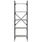 vidaXL Βιβλιοθήκη 5 Επιπέδων Γκρι Sonoma 56x31,5x174 εκ. Επεξ. Ξύλο