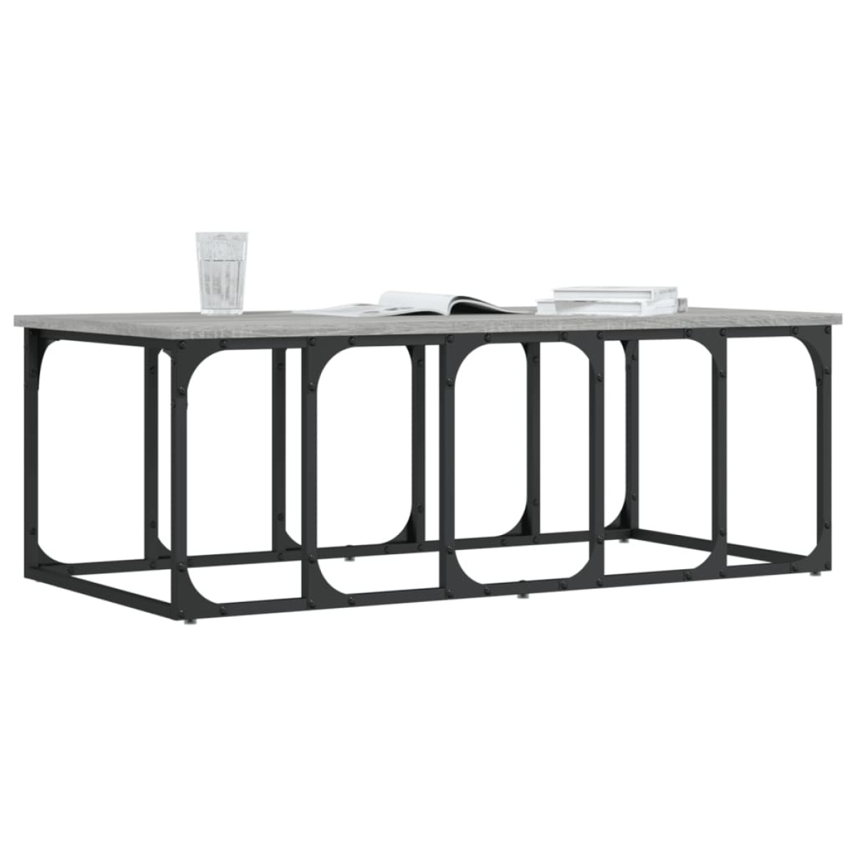 vidaXL Τραπεζάκι Σαλονιού Γκρι Sonoma 100x50x35,5 εκ. Επεξεργ. Ξύλο