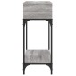 vidaXL Τραπέζι Κονσόλα Γκρι Sonoma 100x30,5x75 εκ. Επεξεργασμένο Ξύλο