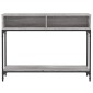 vidaXL Τραπέζι Κονσόλα Γκρι Sonoma 100x30,5x75 εκ. Επεξεργασμένο Ξύλο