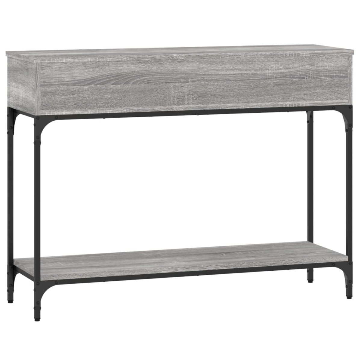 vidaXL Τραπέζι Κονσόλα Γκρι Sonoma 100x30,5x75 εκ. Επεξεργασμένο Ξύλο