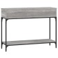 vidaXL Τραπέζι Κονσόλα Γκρι Sonoma 100x30,5x75 εκ. Επεξεργασμένο Ξύλο